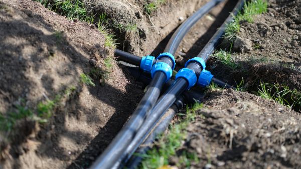 Underground Water Line Installation in Mandeville